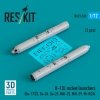 RESKIT RS72-0529 B-13L rocket launchers (2 pcs) (3D Printed) 1/72
